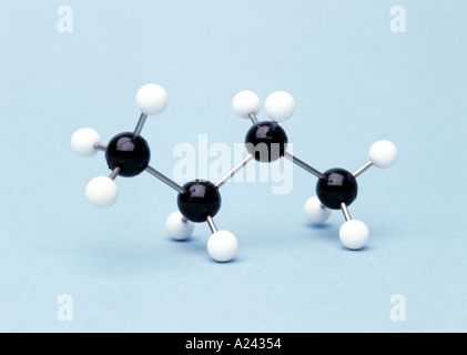 Le modèle moléculaire de butane Photo Stock - Alamy