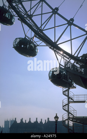 Le London Eye (4n Banque D'Images