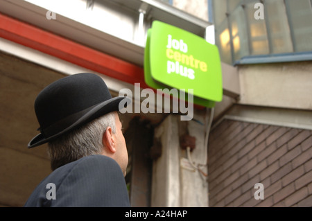 Ville gent au job center Banque D'Images