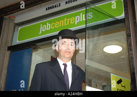 Ville gent au job center Banque D'Images