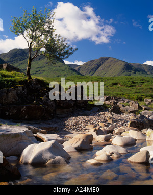 Glen Etive, Highland, Scotland, UK. Banque D'Images