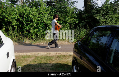 La Haye HOLLAND chanteur compositeur et pianiste Jamie Cullum coulisses à l'événement annuel de jazz dans le parc de la préparation. Banque D'Images