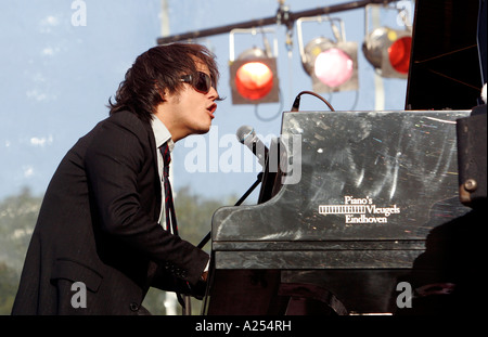 La Haye HOLLAND chanteur compositeur et pianiste de Jamie Cullum sur scène lors de l'événement annuel de jazz dans le parc Banque D'Images