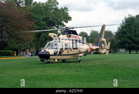 Le Maryland State Police hélicoptère Medivac Banque D'Images