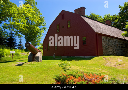 Ancienne prison, le Yorks, York, Maine, United States Banque D'Images