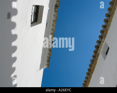 Dans les Pueblos Blancos Les villages blancs d'Andalousie Espagne Banque D'Images