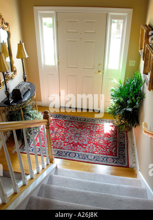 Vue d'une entrée de porte avant Banque D'Images