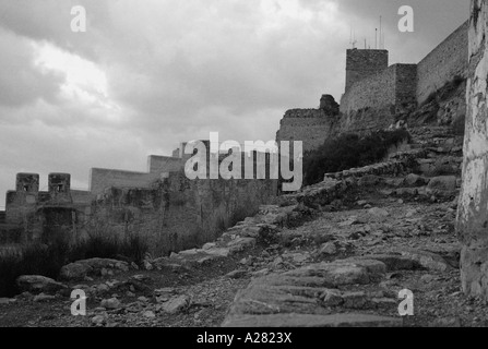 Château de Sagunto et acropole Camp de Morvedre Comunitat Cataluña España Espagne Espagnol Iberia Espagne Europe Banque D'Images