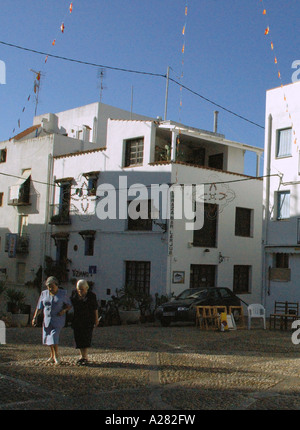 Peñiscola Castellón Comunitat Cataluña Costa del Azahar España Espagne Espagnol Iberia Espagne Europe Banque D'Images