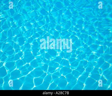 Dans l'eau piscine Banque D'Images