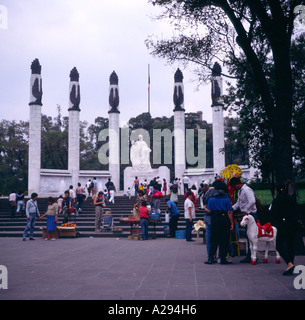 Monumento a los Niños Heroes dans le parc de Chapultepec Mexico Mexique Banque D'Images