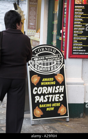 Publicité Conseil Cornish St Ives Harbour 2006 Cornwall Banque D'Images