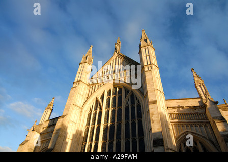 La cathédrale de Winchester. West end Banque D'Images