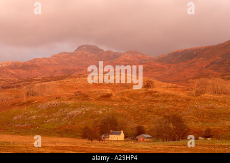 Ferme de la montagne Banque D'Images