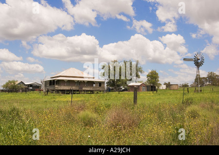 Ferme en Darling Downs Queensland Australie Banque D'Images