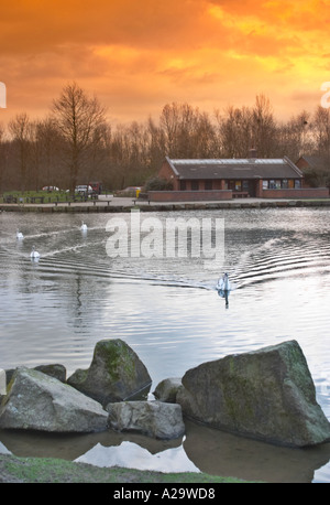 Trois Sœurs Recreation Area est de Ashton dans Makerfield Wigan précédemment le Hall Colliery Garswood Banque D'Images