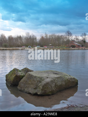 Trois Sœurs Recreation Area est de Ashton dans Makerfield Wigan précédemment le Hall Colliery Garswood Banque D'Images