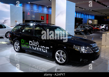 2006 Saab 9-5 Combisport biopouvoir voiture fonctionnant à l'éthanol au 2006 North American International Auto Show Banque D'Images