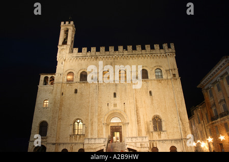 Palazzo dei Consoli à Gubbio, Italie Banque D'Images