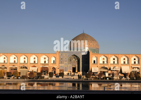 Le Sheikh Lotf Allah mosquée à Isfahan, Iran Banque D'Images