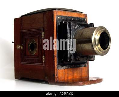 Au début du xxe siècle un projecteur Lanterne magique Banque D'Images