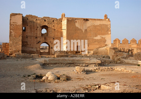 Vue de la forteresse Alcazaba Almería Almeria Andalousie Andalucía España Espagne Iberia Europe Banque D'Images