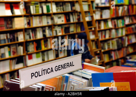 Librairie espagnole Lectorum à Greenwich Village à New York City Banque D'Images