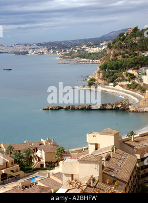 Front de Teulada Moraira Alicante Comunidad Valenciana Comunitat Valencia Costa Blanca Espagne Espagne España Europe Banque D'Images