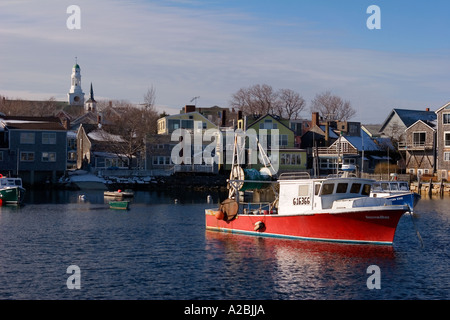 MA Rockport harbor Banque D'Images