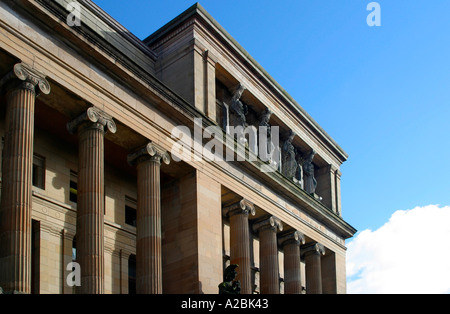 Détail architectural style grec sur Mitchell Theatre Glasgow Banque D'Images