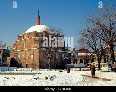 La mosquée Banya Bashi - La Mosquée par la Maison de bains - à Sofia la capitale de la Bulgarie Banque D'Images