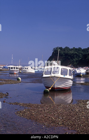 Front de mer et de l'estuaire de Teignmouth Devon du sud. GPL 4468-408 Banque D'Images