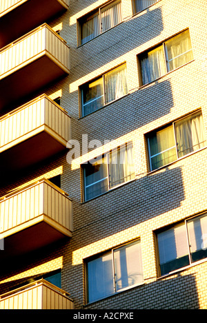 Bloc appartement soleil au Japon Banque D'Images