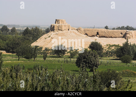 Mère des villes Balkh en Afghanistan reste du monastère bouddhiste Banque D'Images