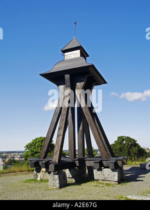 Uppsala, château, musée d'art en bois, horloge, réveil Gunilla Banque D'Images
