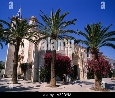 Espagne Cadix Costa de la Luz Chipiona church Banque D'Images