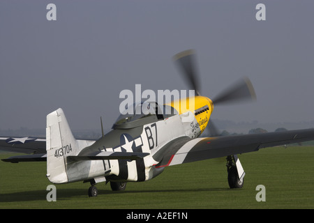 P-51D Mustang 'Frankie' féroce, Duxford, England, UK Banque D'Images