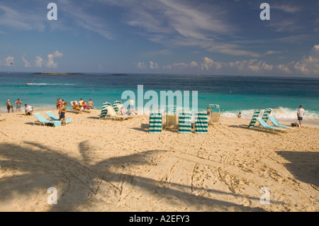 BAHAMAS, New Providence Island, Nassau : Atlantis Resort & Casino / Paradise Island, Cabbage beach Banque D'Images