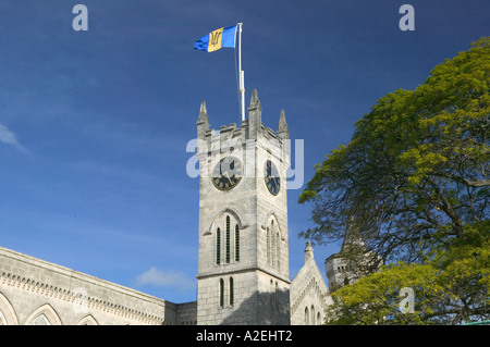 La BARBADE, Bridgetown, Barbade, Bâtiment du Parlement, la Place des Héros Nationaux Banque D'Images