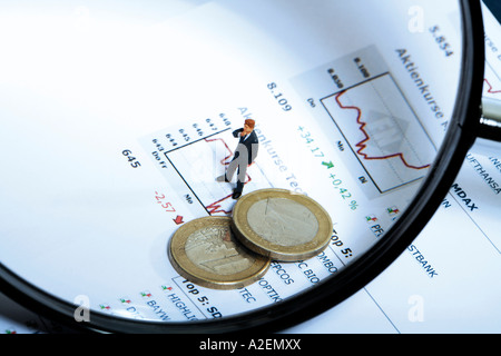 Loupe, Devis et fiche technique du prince Banque D'Images