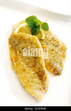 Filets de sébaste poêlé Banque D'Images