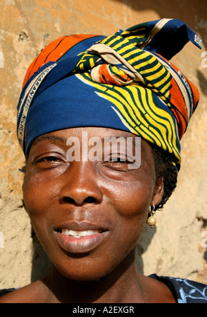 Portrait de la femme togolaise , Kpalimé, Togo Banque D'Images