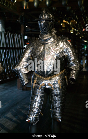 L'Autriche, Styrie (Stiermark), Musée Landeszeughaus GRAZ : Provincial / Armory (b.1642)17e siècle Armor Banque D'Images