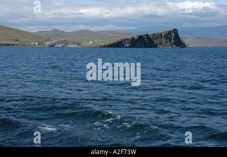 Détroit Porte d'Olkhon sur le lac Baïkal en Sibérie, Russie Banque D'Images