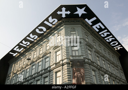 Hongrie, Budapest, Pest, Maison de la terreur, les droits de l'homme Musée à l'ancien quartier général de la police secrète hongroise Banque D'Images