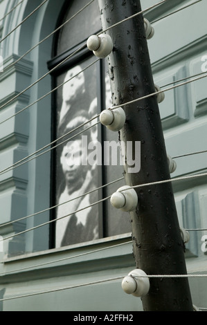 Hongrie, Budapest, Pest, Maison de la terreur, les droits de l'homme Musée à l'ancien quartier général de la police secrète hongroise Banque D'Images