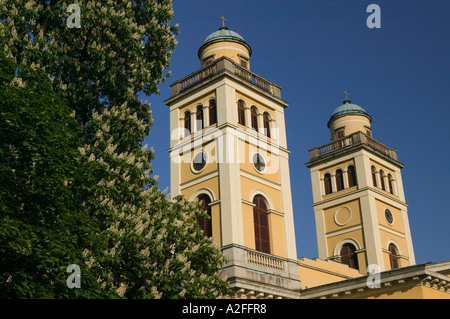 La Hongrie, hautes terres au nord / Bukk Hills, Eger : Basilique néoclassique (b.1836) par Jozsef Hild architecte de la cathédrale de Estergom Banque D'Images