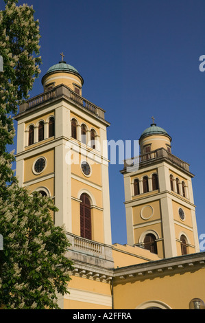 La Hongrie, hautes terres au nord / Bukk Hills, Eger : Neoclasical Basilique (b.1836) par Jozsef Hild architecte de la cathédrale de Estergom Banque D'Images