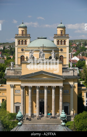 La Hongrie, hautes terres au nord, la basilique d'Eger Eger : (b.1836) Banque D'Images