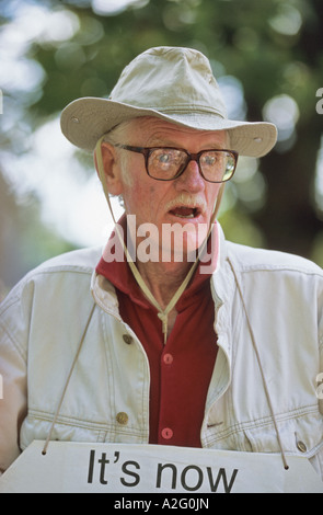 Caractère d'une boîte à savon au Speakers Corner, Hyde Park, London Banque D'Images